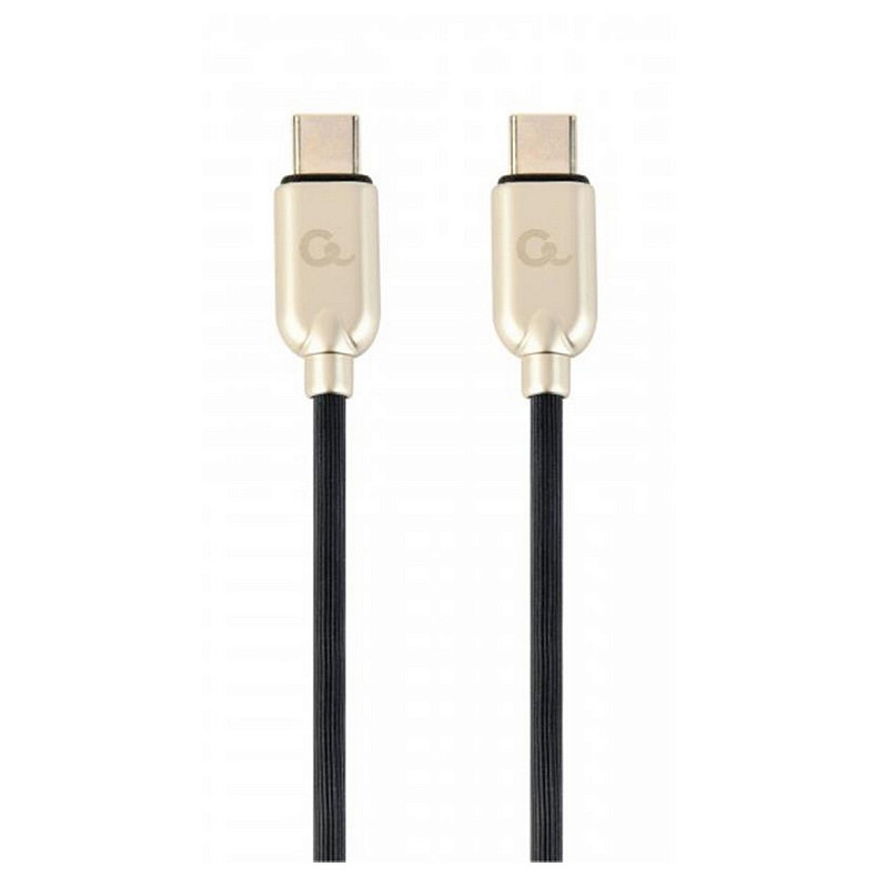 Кабель Cablexpert (CC-USB2PD60-CMCM-1M) USB Type-C-USB Type-C, 1м, черный/золотистый