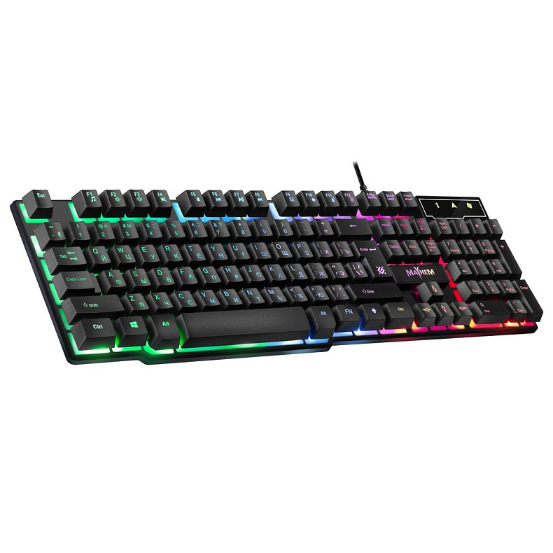 Клавіатура ігрова Defender Mayhem GK-360DL UA RGB,19 Anti-Ghost