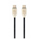 Кабель Cablexpert (CC-USB2PD60-CMCM-1M) USB Type-C-USB Type-C, 1м, черный/золотистый