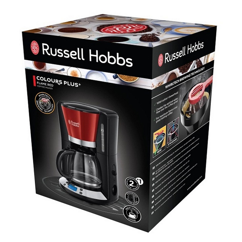 Кофеварка капельная RUSSELL HOBBS 24031-56 Colours Plus+ Красный