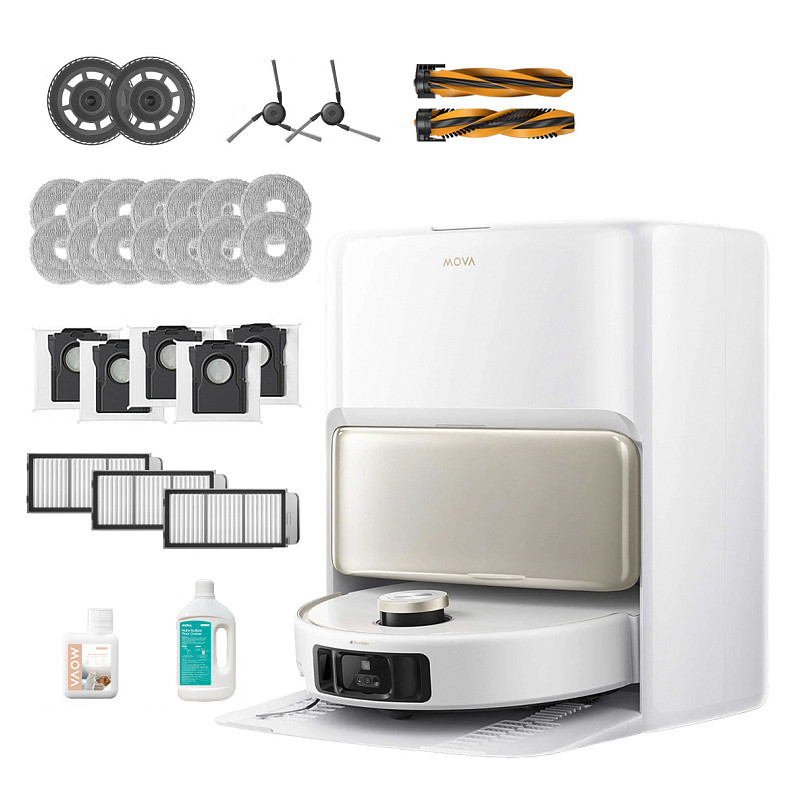 Робот-пилосос MOVA V50 Ultra Complete White EUA - - Уцінка