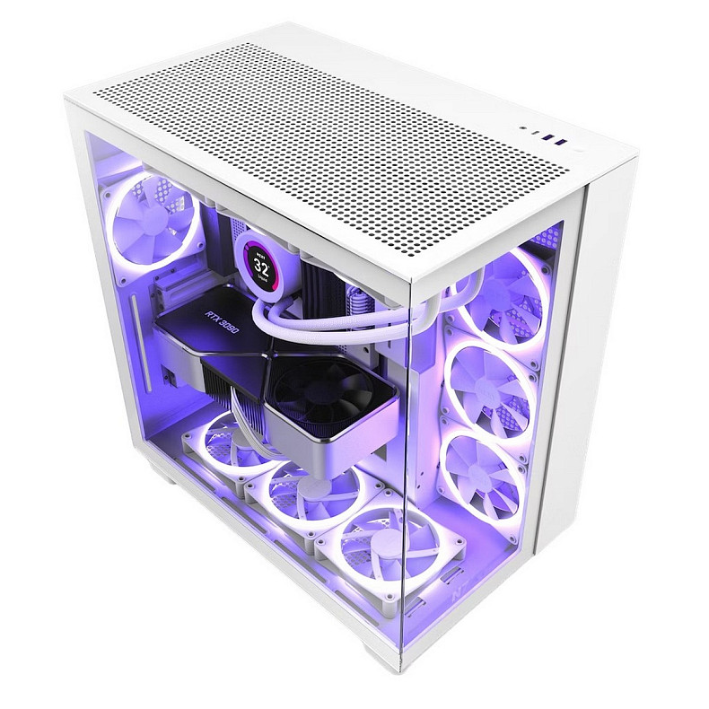 Корпус NZXT H9 Flow White (CM-H91FW-01) без БП