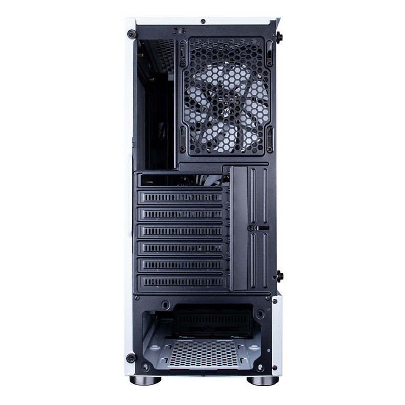 Корпус 1stPlayer D4-WH-4F1-W White без БП