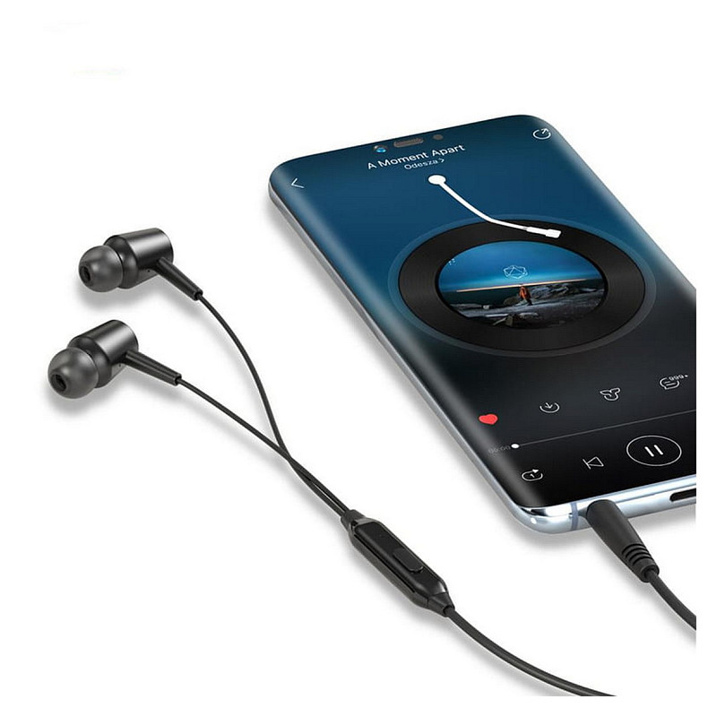 Гарнитура XO EP43 In-ear Earphone Black (6920680879168)