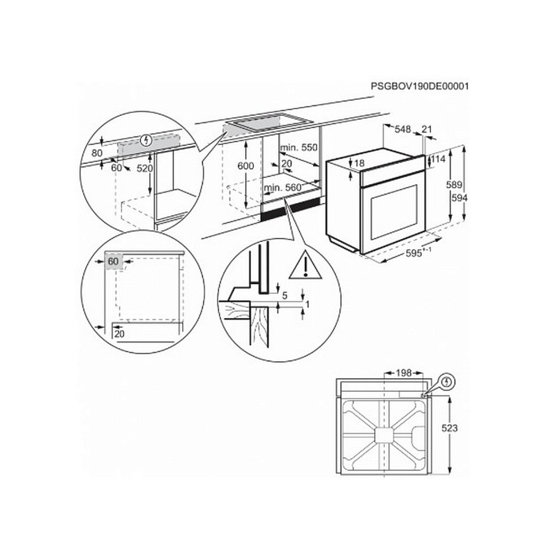 Духовой шкаф Electrolux EOE8P39H