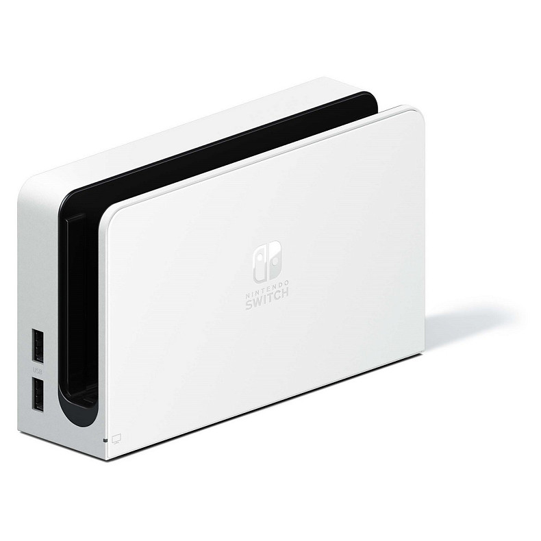 Портативная игровая приставка Nintendo Switch OLED with White Joy-Con (045496453435)