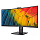 Монiтор Philips 34" 34B1U5600CH/00 21:9 VA Curved WQHD 120Hz USB-C Webcam Height