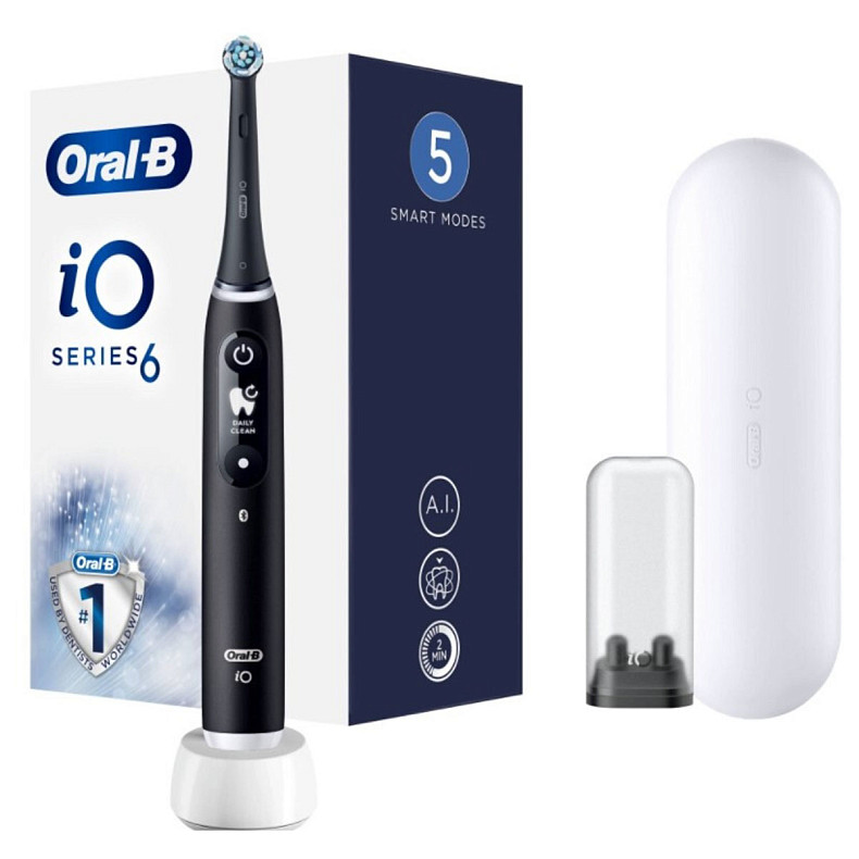 Зубная щетка Braun Oral-B iO Series 6 iOM6.1B6.3DK Black