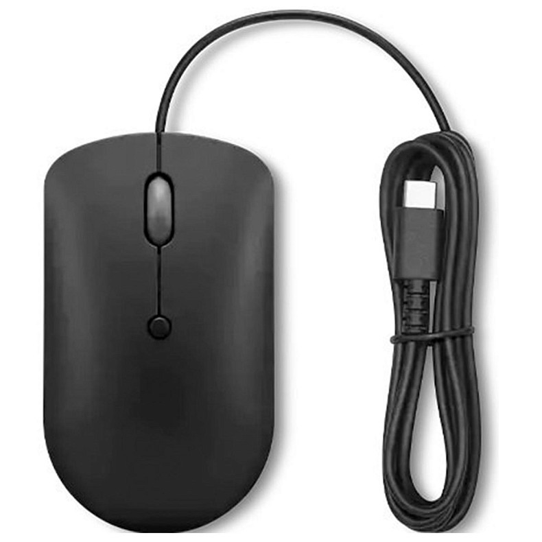 Мышь Lenovo 400 USB-C Wired Compact Mouse