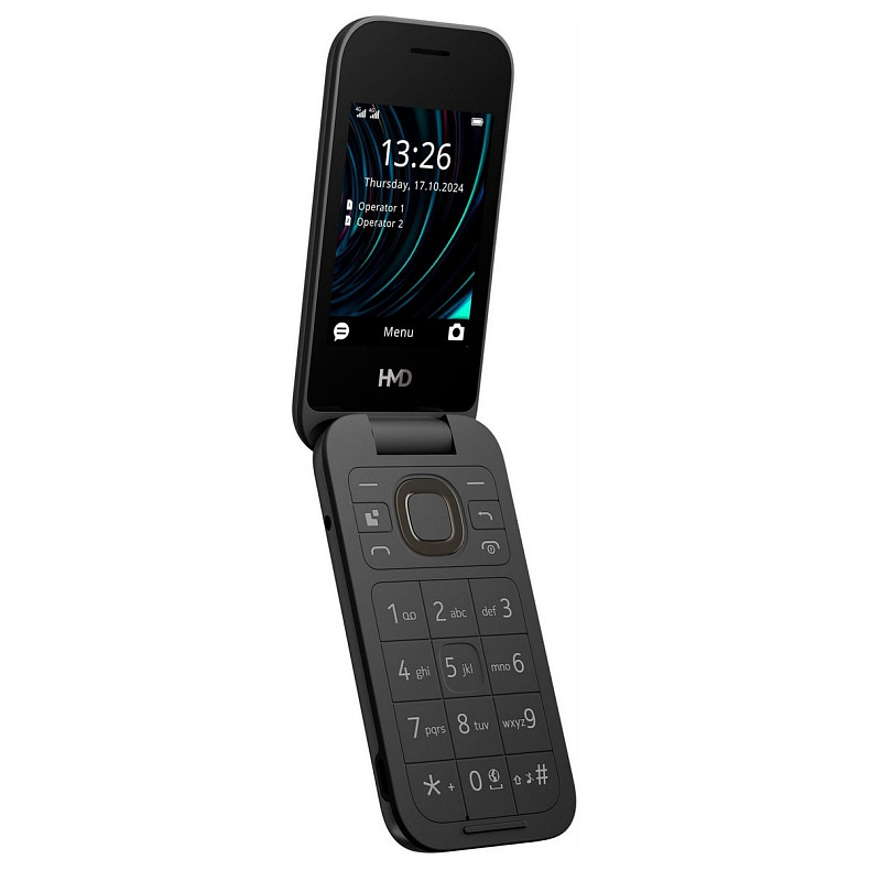 Мобільний телефон HMD 2660 Flip Black