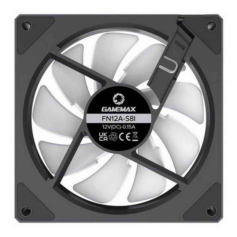 Вентилятор GameMax FN12A-S8I Black
