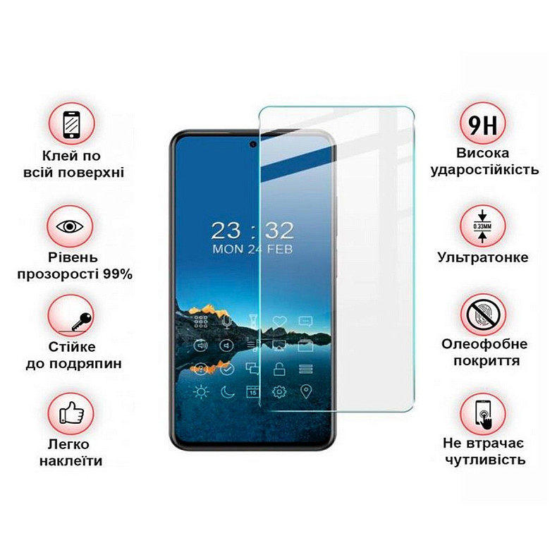 Защитное стекло BeCover для ZTE Blade V40/V40 Pro Crystal Clear Glass 3D (708561)