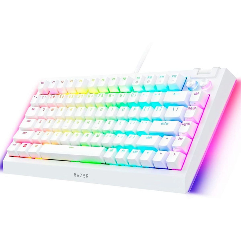 Клавиатура механическая RAZER BlackWidow V4 75%, White (RZ03-05001700-R3M1)