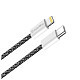 Кабель ColorWay Lightning + Type-C USB (M/M), 3.0 А, 1 м, Black (CW-CBPDCL061-BK)