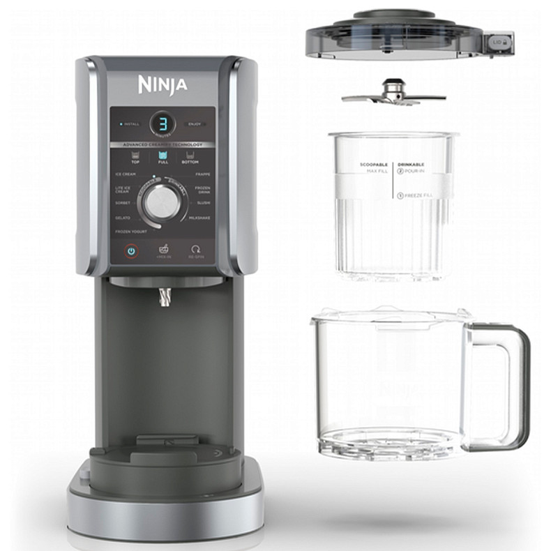 Морозивниця Ninja CREAMi Deluxe 10-in-1 NC501EU