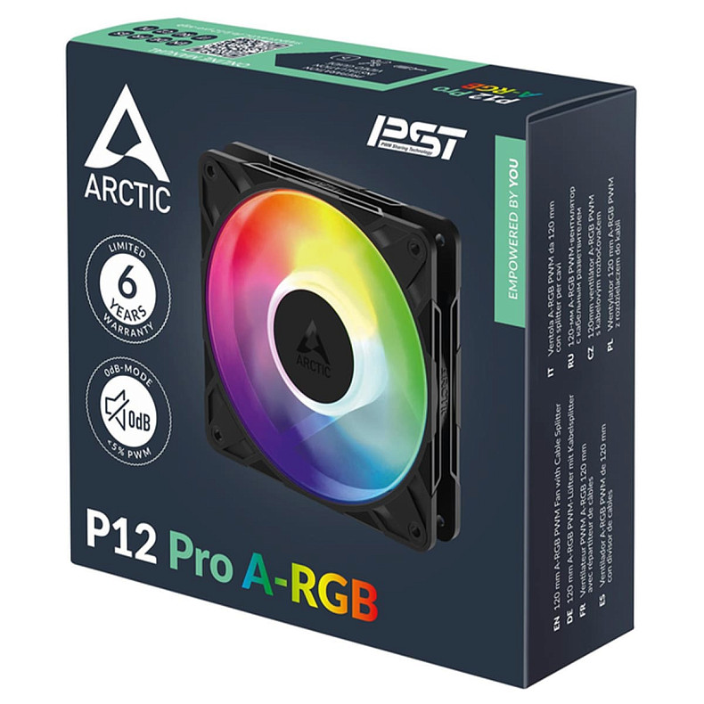 Вентилятор Arctic P12 PRO A-RGB 120mm (ACFAN00309A)