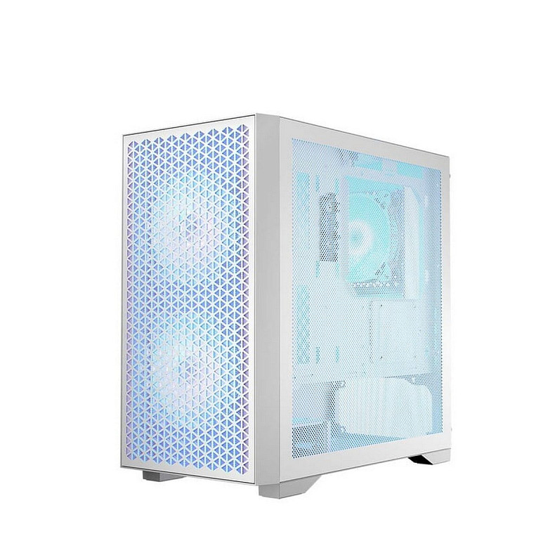 Корпус LogicConcept dart pro argb mini white mesh fans 3x120mm без БЖ mATX