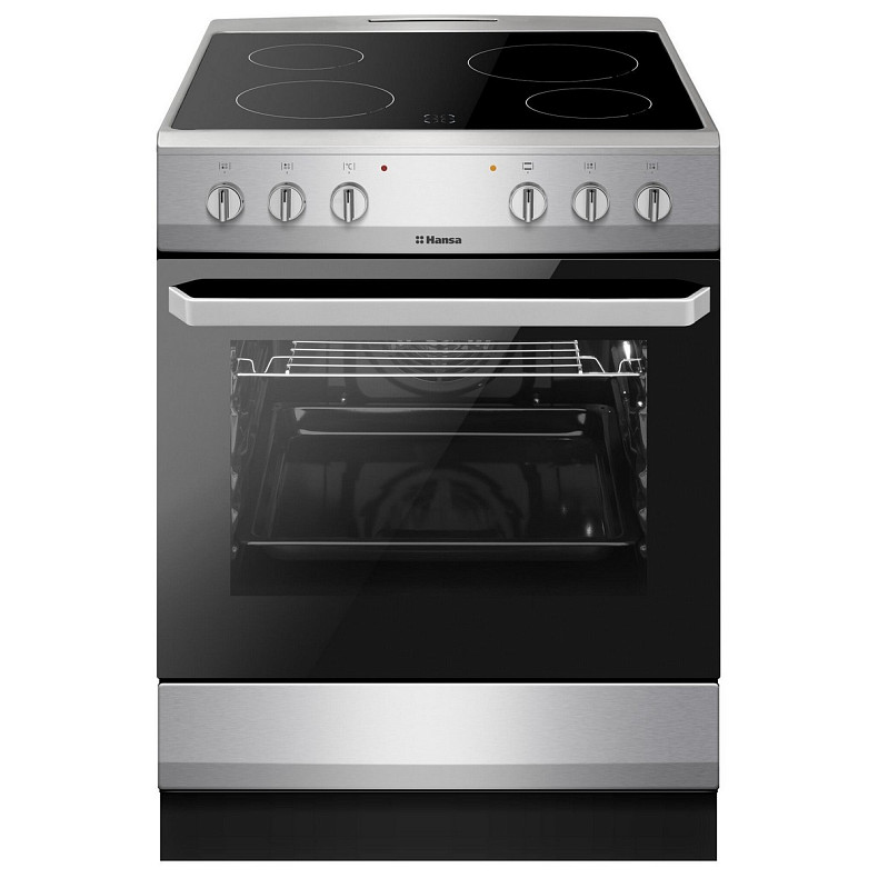 Плита Hansa електрична, 60х60см, 62л, нержавіюча сталь