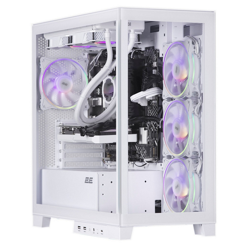 Комп’ютер персональний 2E Decimal AMD R5-7600, 32Gb, F1TB+F1TB, NVD4060TI-8, B650, 2E-GK701W, 750W,