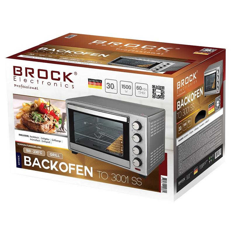 Электрическая печь BROCK TO 3001 SS
