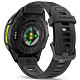 Спортивний годинник Garmin Forerunner 970 Carbon Gray DLC Titanium with Black Case and Black/Translucent Whitestone Band (010-02969-00)