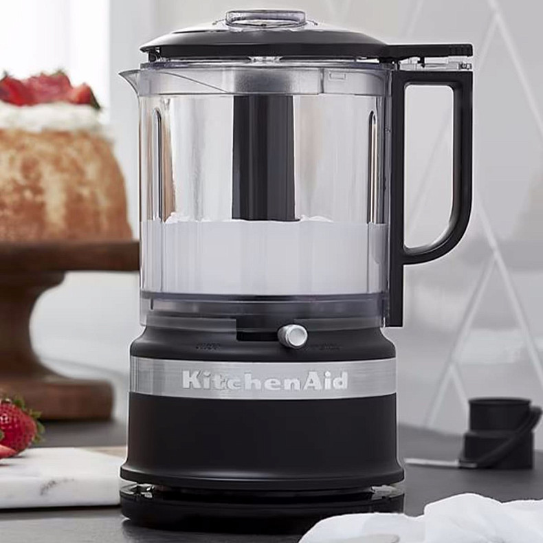 Кухонный миникомбайн KitchenAid чаша 1,2л 5KFC0516EBM черный матовый