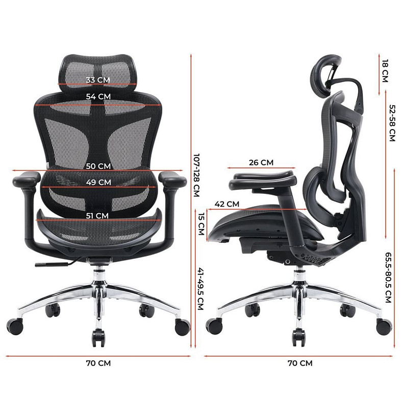 Офисное кресло Sihoo DORO C300L Mesh Black