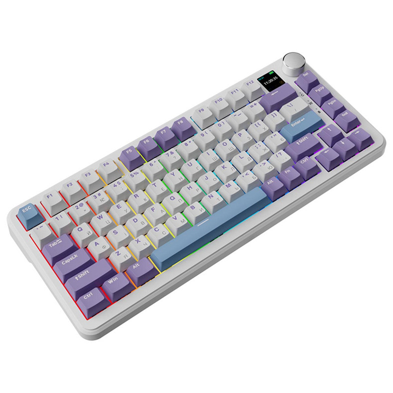 Клавіатура Ajazz AK820 MAX Magnetic switches - Purple (AK820MAX-M-PWB)