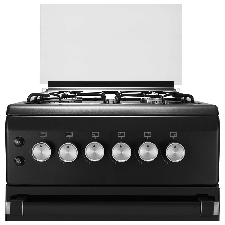 Плита Ardesto газова, 50л, 50x60см, скляна кришка, електропідпал, підсвічування, термометр, каво ада