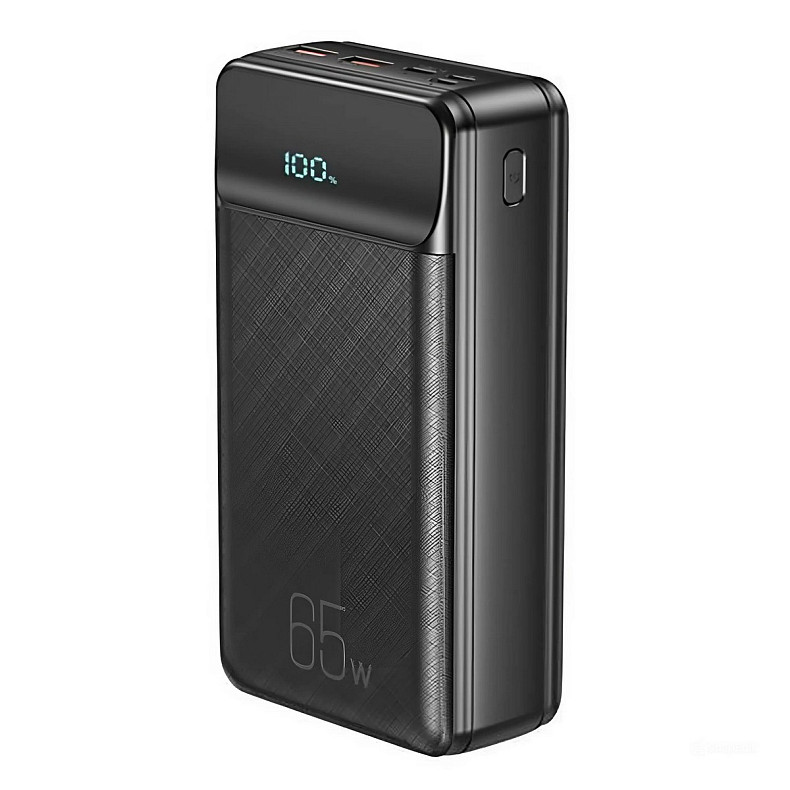 Універсальна мобільна батарея XO PR201 PD 65W QC 3.0 30000mAh Black