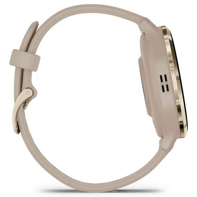 Спортивные часы GARMIN Venu 3s Soft Gold Stainless Steel Bezel with French Gray Case and Silicone Band