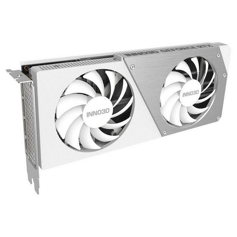 Відеокарта GeForce RTX4070 Inno3D TWIN X2 OC WHITE STEALTH, 12GB GDDR6X, 192bit, PCI Express (N40702-126XX-183052V)