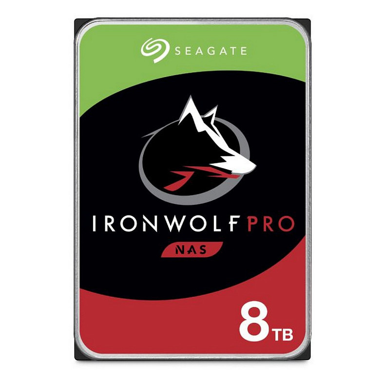 HDD диск SATA 8.0TB Seagate IronWolf Pro 7200rpm 256MB (ST8000NT001)