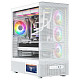 Корпус Modecom VOLCANO AQ400 ARGB MIDI SIDE LCD 6,2”, 4x120mm fans WHITE без БЖ ATX