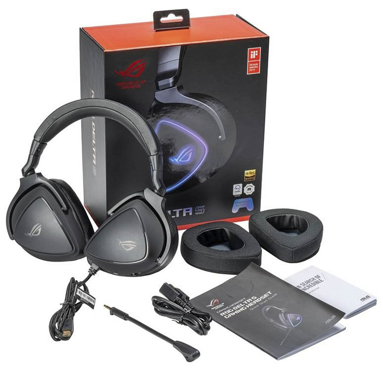 Гарнитура Asus ROG Delta S USB Black (90YH02K0-B2UA00)