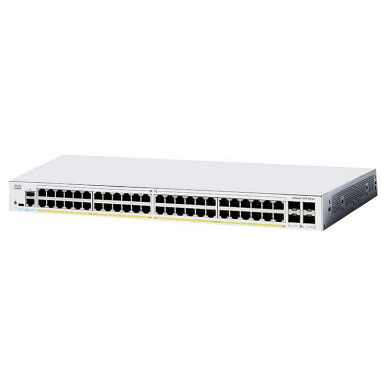Коммутатор Cisco Catalyst 1200 48хGE, PoE, 4x10G SFP+
