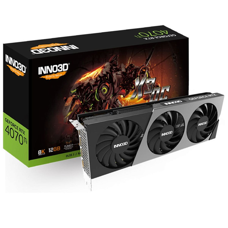 Видеокарта INNO3D GeForce RTX 4070 Ti Super 16GB GDDR6X X3 OC