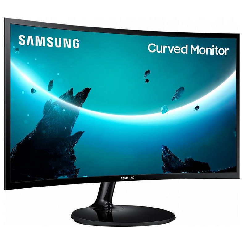 Монитор Samsung 24" LS24C360 (LS24C360EAIXCI) Curved VA Black