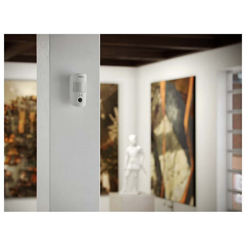 Датчик руху з фотокамерою для верифікації тривог Ajax MotionCam White