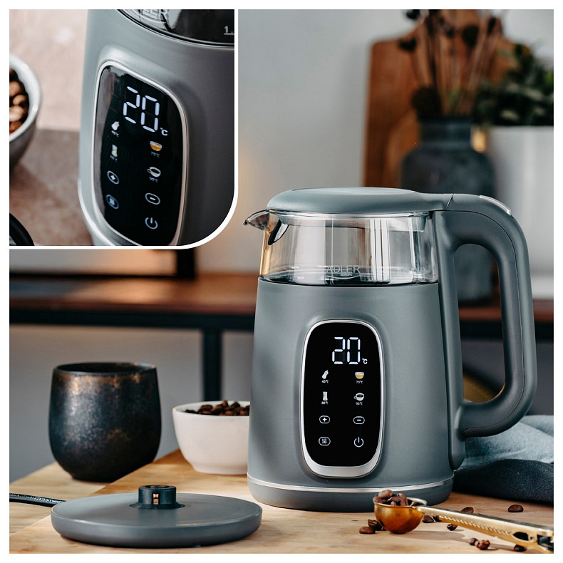 Электрочайник Adler AD 1305 grey