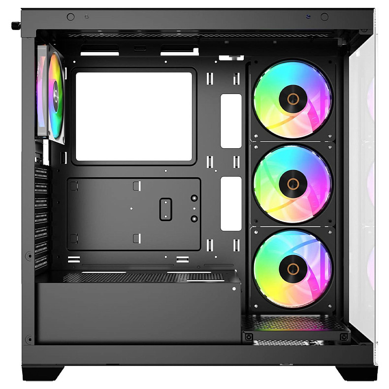 Корпус Ocypus GAMMA C72 W/O PSU, BK ARGB ATX (GAMMA-C72-BKD400XX-GL)