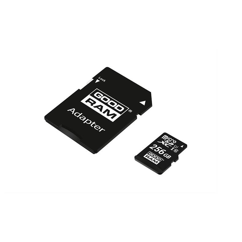 MicroSDXC 256GB UHS-I Class 10 Goodram + SD-adapter (M1AA-2560R12)