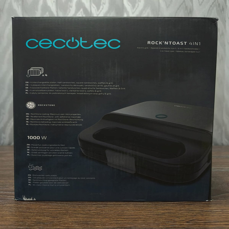 Мультимейкер CECOTEC Rock&Toast 4in1 - Уценка