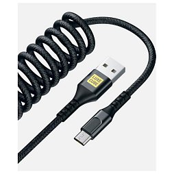 Кабель Luxe Cube Dynamic USB-micro USB, 1.5м, Black (4446689101236)