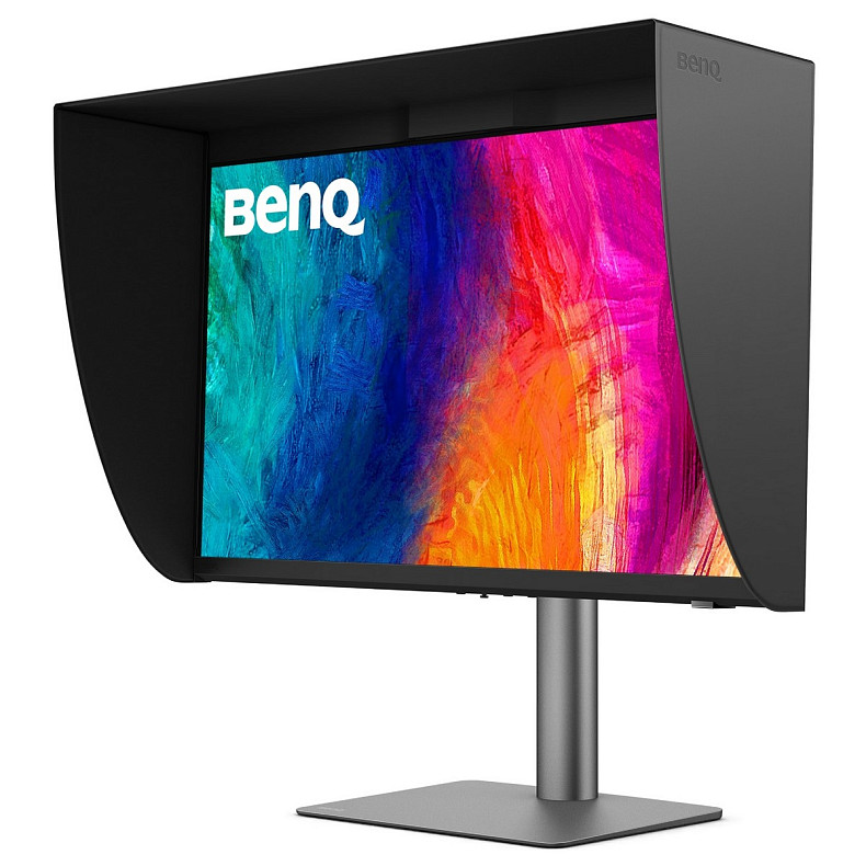 Монітор BenQ 27" PD2770U, IPS, 4K UHD, HDMI, DP, USB-C, USB-hub, HAS, колонки