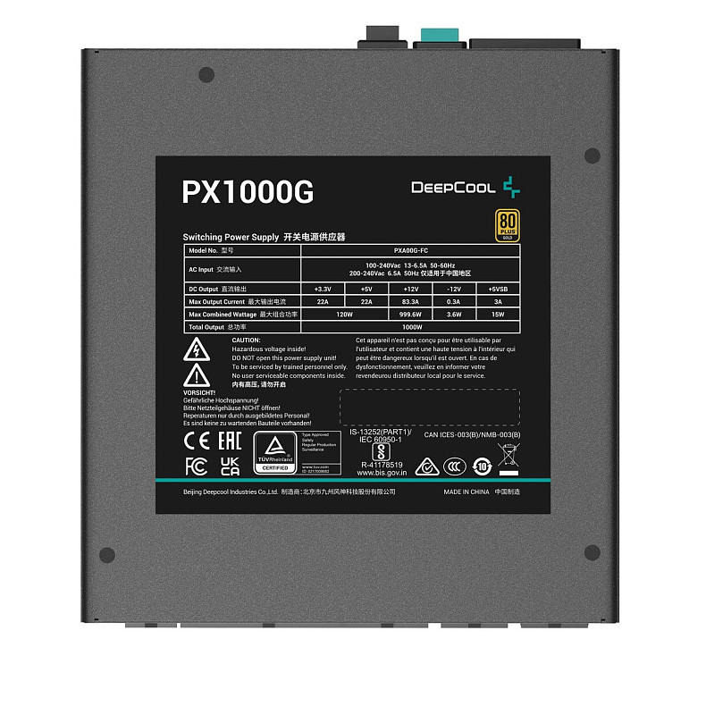 Блок питания DeepCool PX1000G (R-PXA00G-FC0B-EU) 1000W