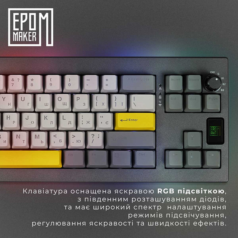 Клавиатура EPOMAKER Shadow-X Flamingo Black (SHX-B-F)