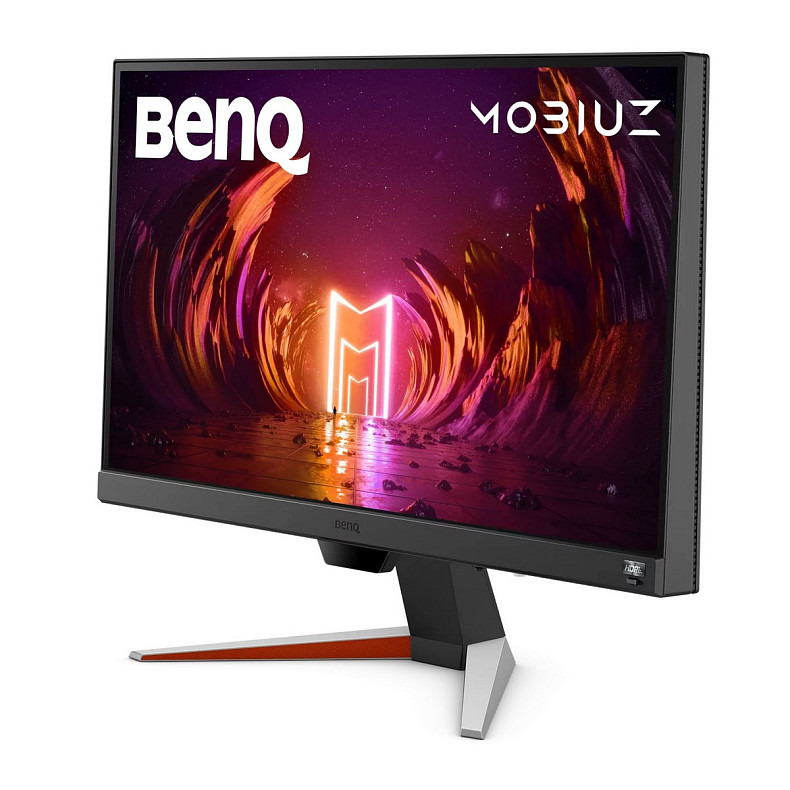 TFT 24" BenQ EX240N, FHD, VA, 165 Gz, 1 мс, HDMI, DP, колонки, темно-сірий