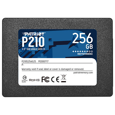 SSD диск Patriot P210 256GB 2.5" SATAIII TLC (P210S256G25)