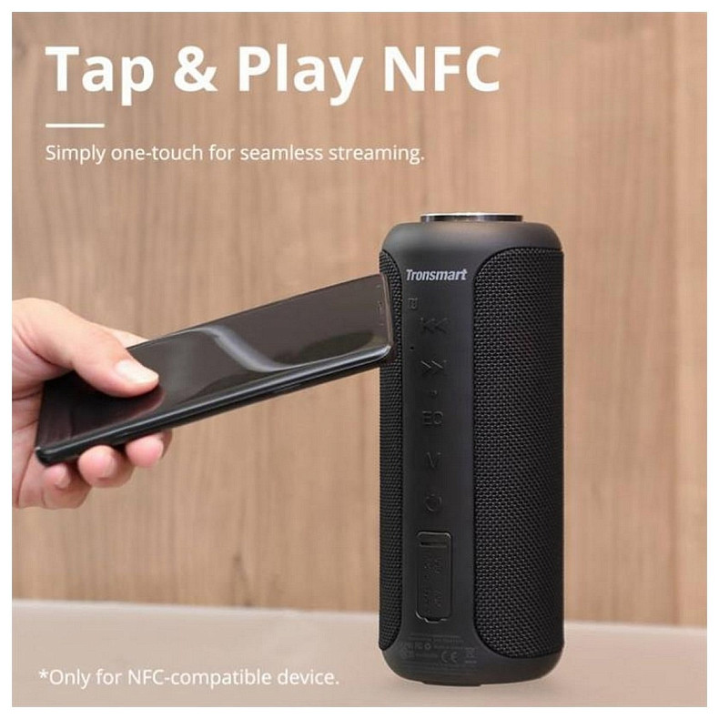 Акустическая система Tronsmart Element T6 Plus Upgraded Edition Black (367785)